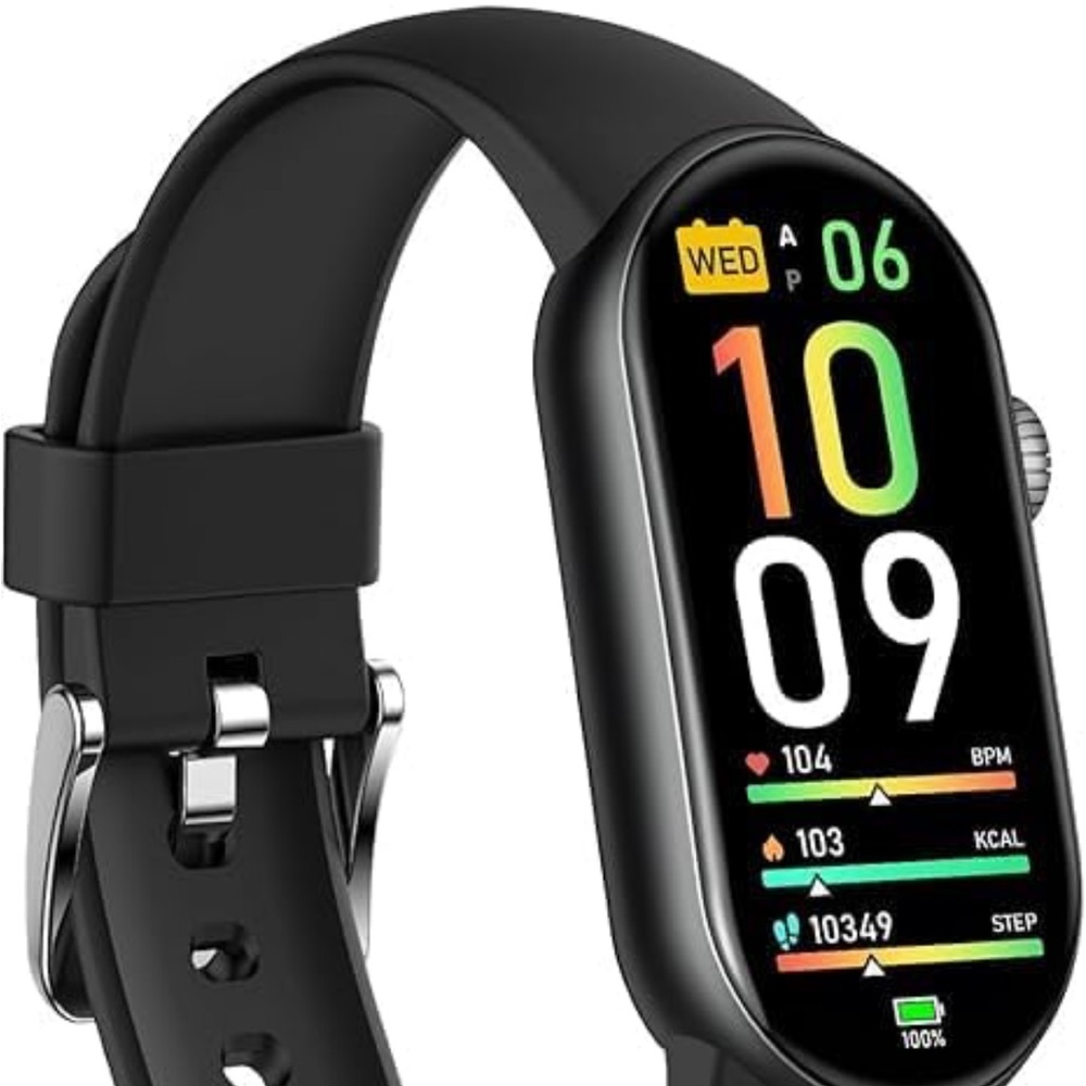 FITVII Ole Fitness Tracker, 1.6'' AMOLED Fitness Watch